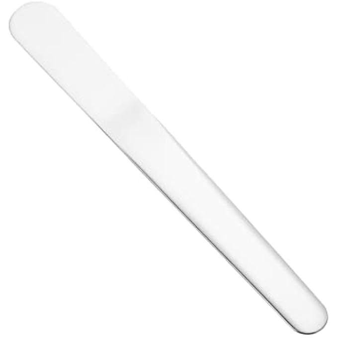 DOITOOL STAINLESS STEEL SPOON FACE MASK APPLICATOR FACE SPATULA SKINCARE SPATULA FACIAL CREAM SPOON MAKEUP PICK SPOONS FACIAL MASK SCOOP BEAUTY MOISTURIZING TRAVEL MAKEUP TOOLS - Image 1